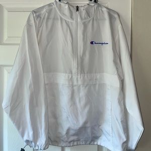 White champion windbreaker